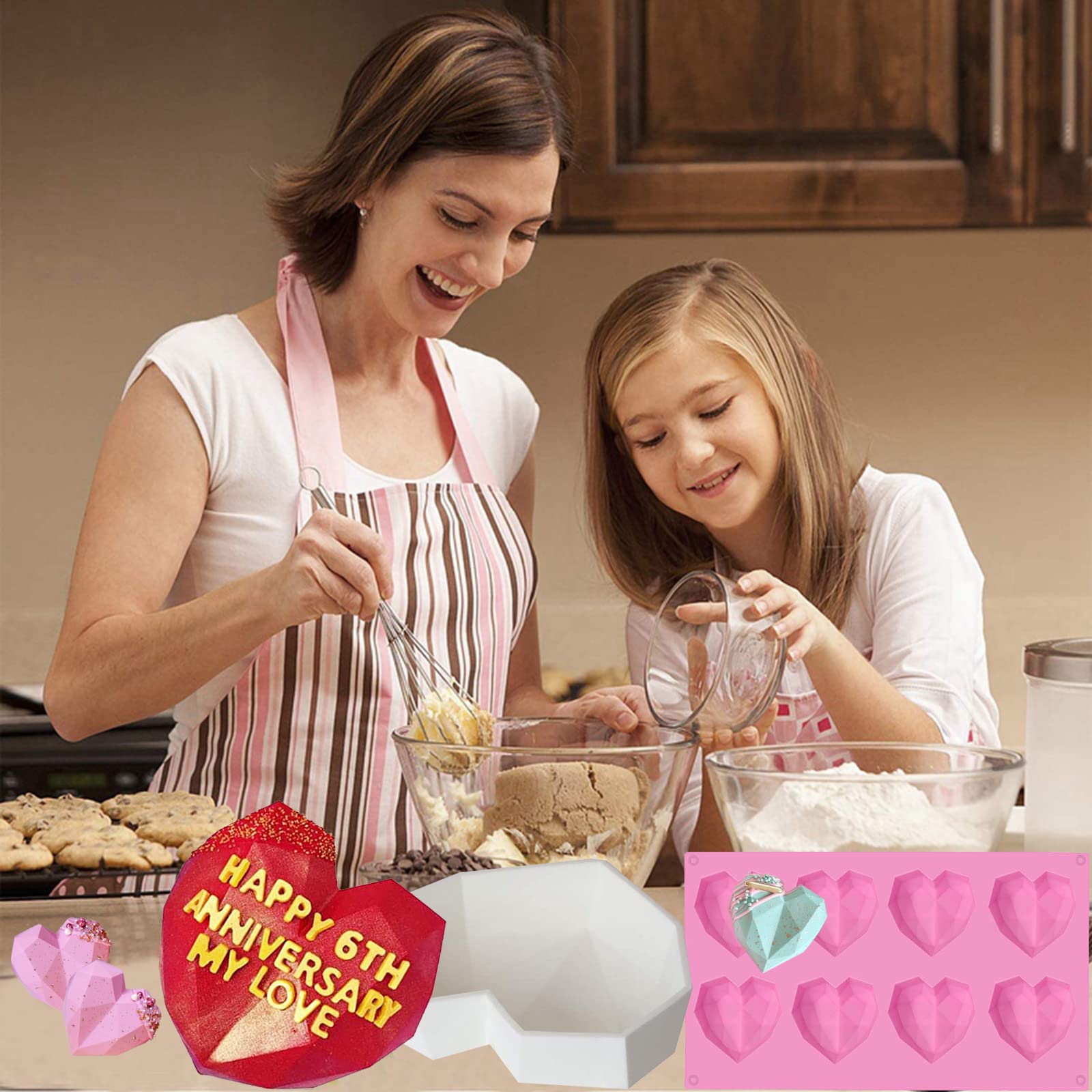 Molde de letras EddHomes para personalizar nombres y fechas en dulces.