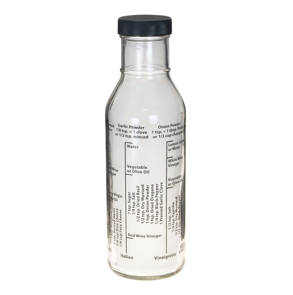 Kolder de Eddingtons: botella para aderezos de 13 oz con medidas claras.