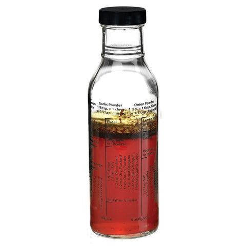 Medidas grabadas en la botella Kolder facilitan ajustar porciones.