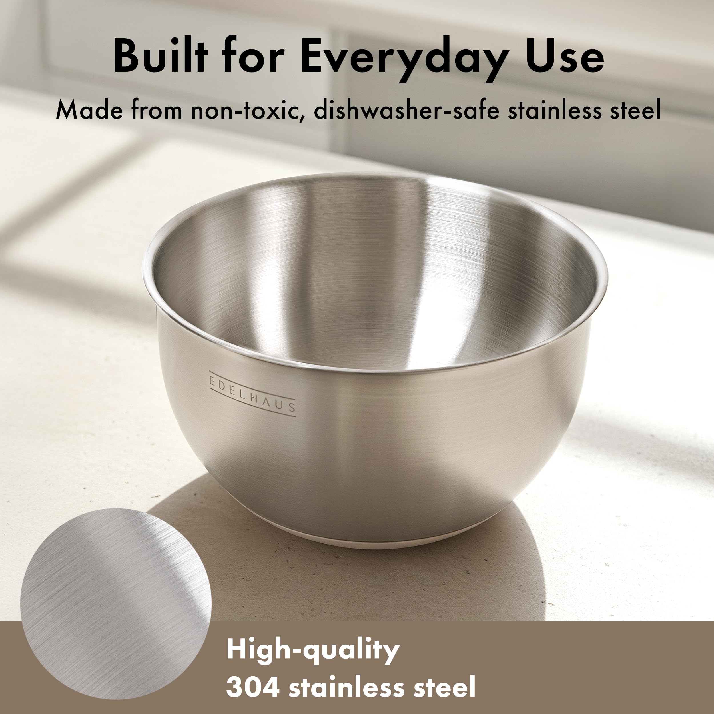 EDELHAUS cuerpo acero inoxidable y plástico sin BPA para seguridad alimentaria