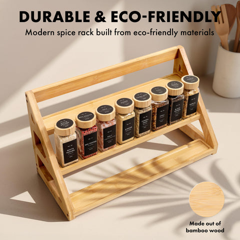 EdelHaus especiero de bambú, montaje sencillo con la herramienta incluida.