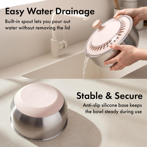 EDELHAUS mango giro suave y parada rápida para control cómodo