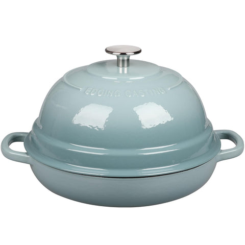 Olla EDGING CASTING esmaltada con tapa ideal para hornear pan artesano en casa.