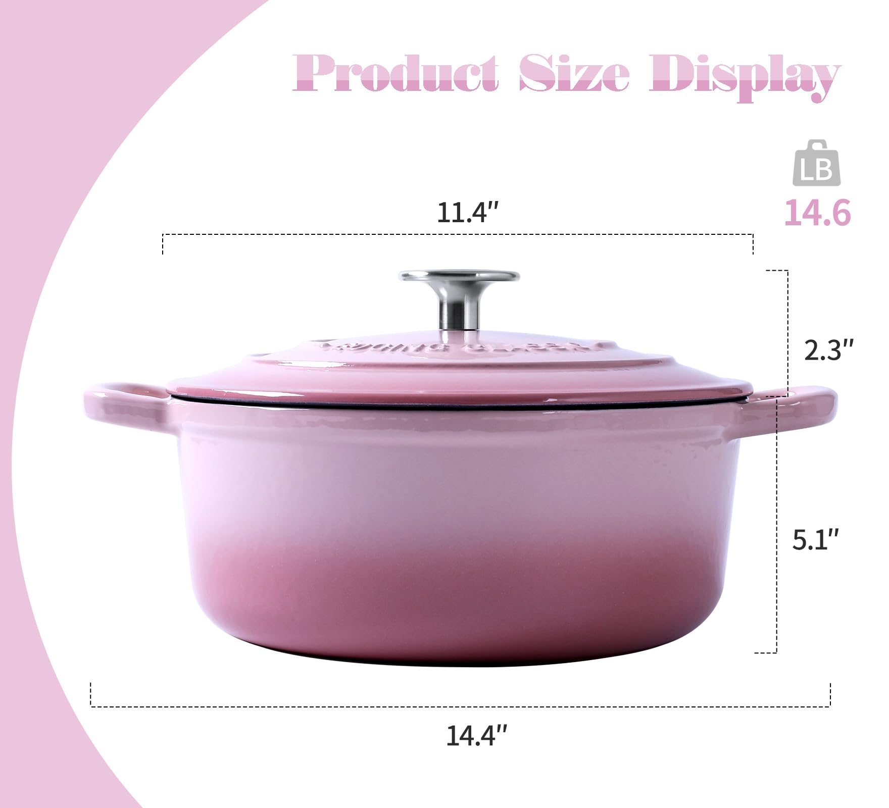 Olla EDGING CASTING ideal para hornear pan y cocciones largas.