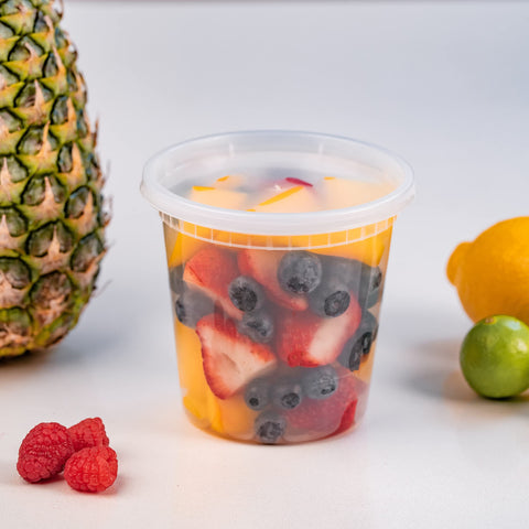 EDI contenedores Deli 24oz sin BPA para almacenamiento seguro