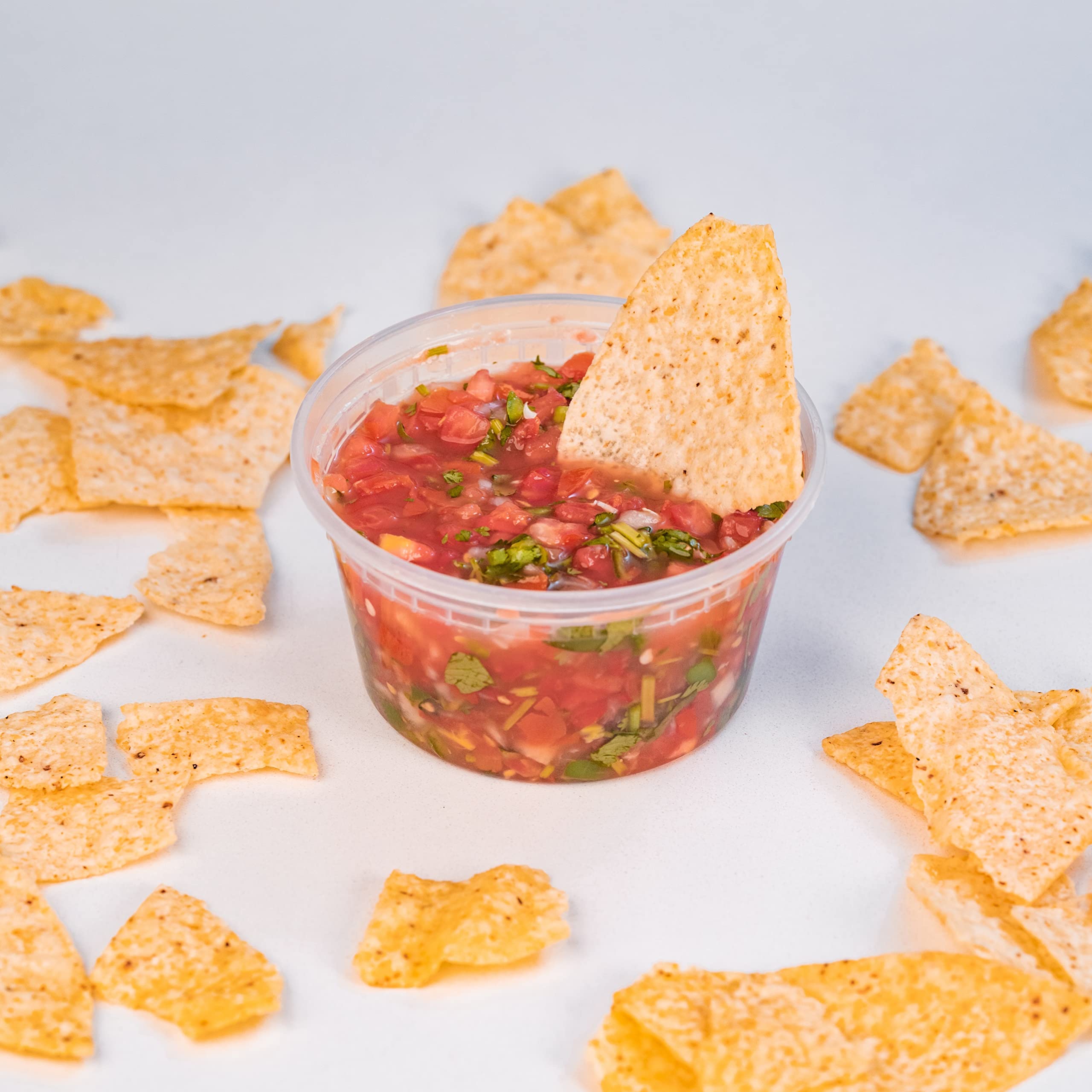 EDI: recipientes deli aptos para microondas sin tapas para recalentados.