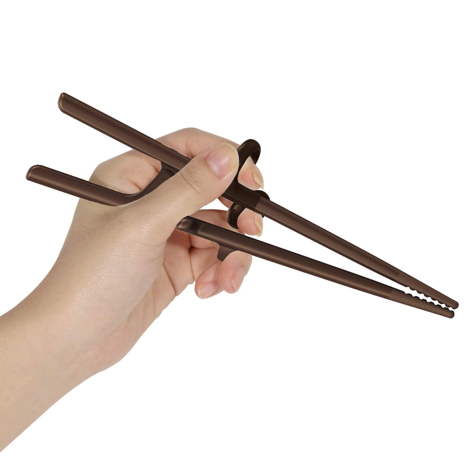 Edison Friends palillos de entrenamiento para zurdos, guía dedos con anillos de silicona para un agarre seguro.