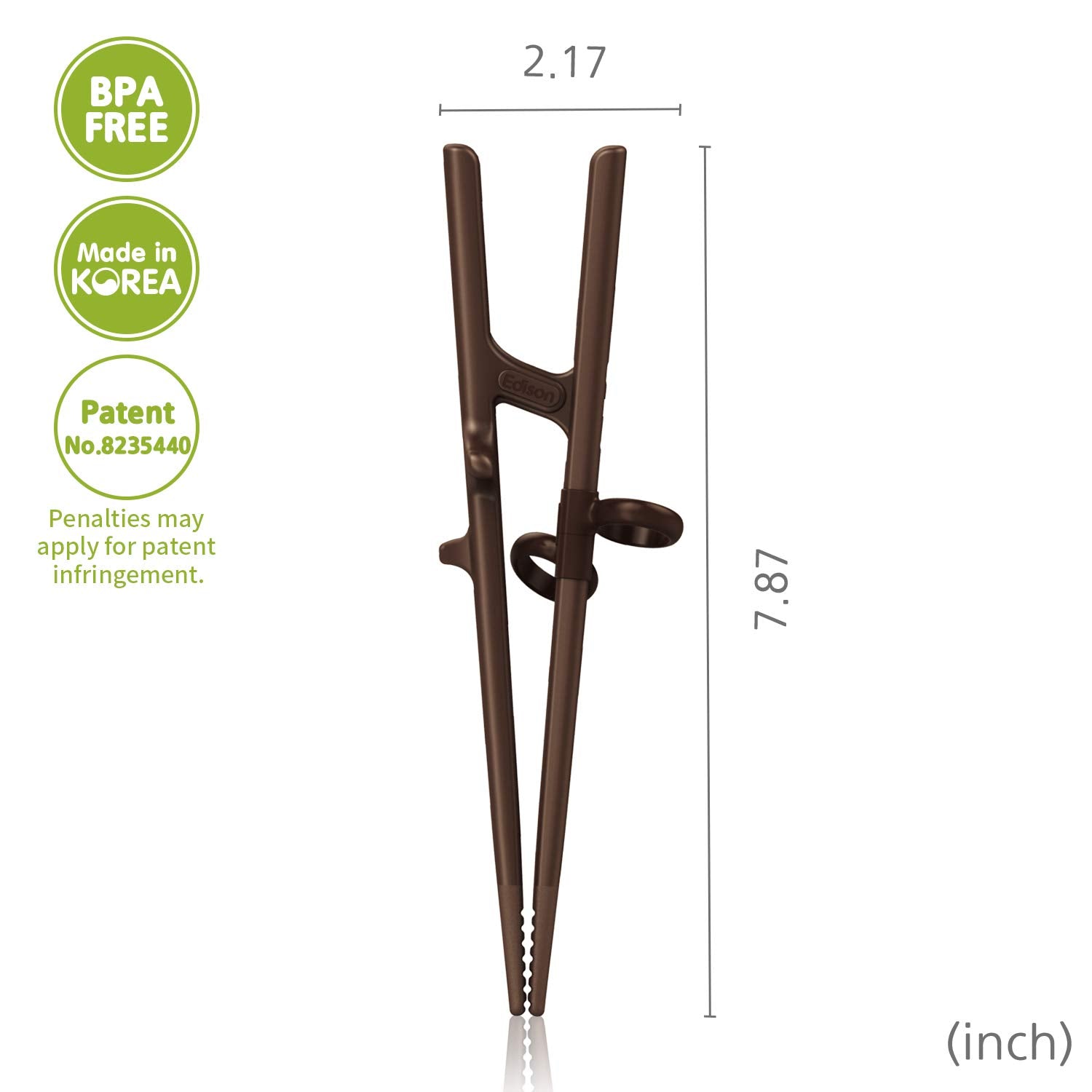 Edison Friends palillos de entrenamiento para zurdos, técnica patentada y diseño ergonómico.