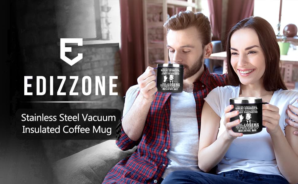Taza Edizzone de 14 oz para disfrutar bebidas en cualquier momento