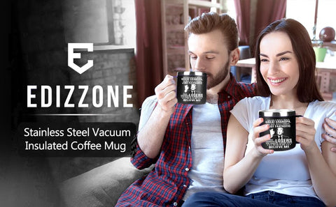 Taza Edizzone de 14 oz para disfrutar bebidas en cualquier momento