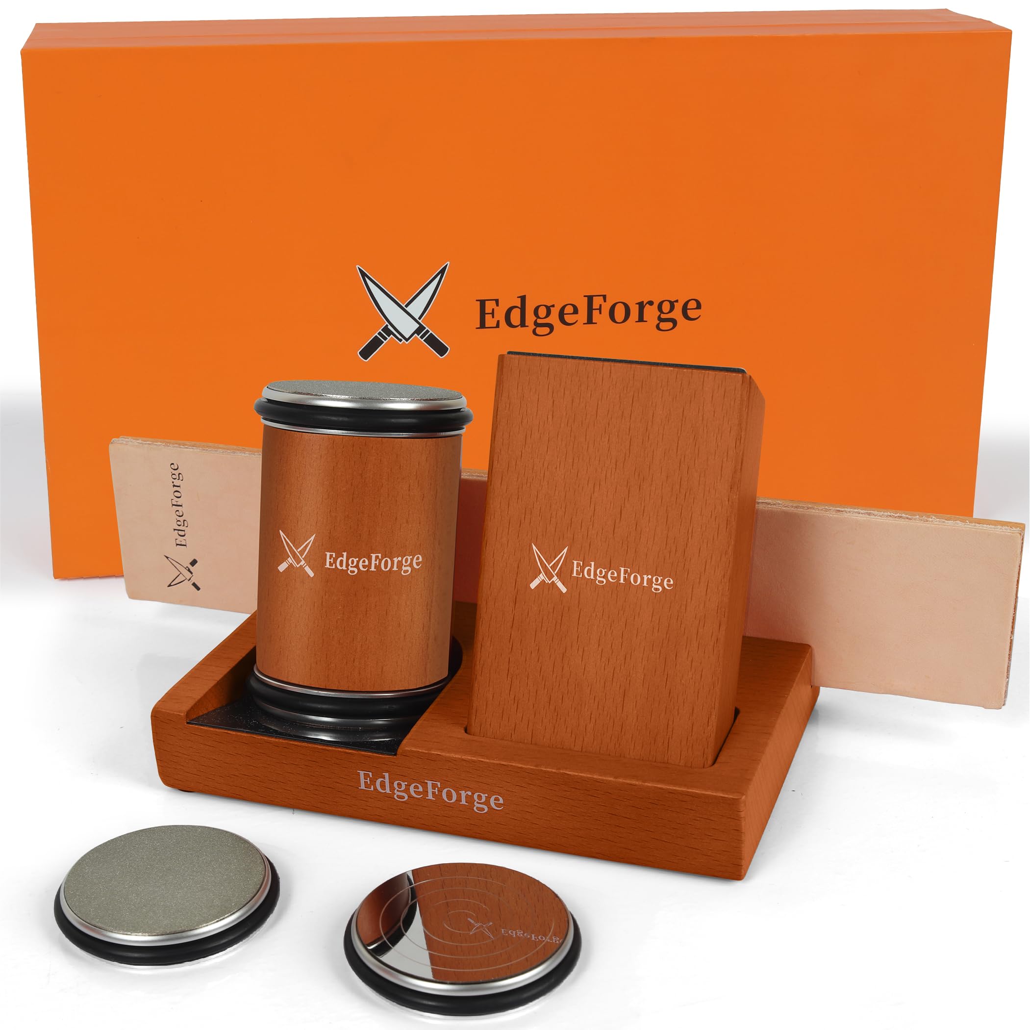 EDOVEN afilador de ángulo fijo de 15° para cortes ultra finos