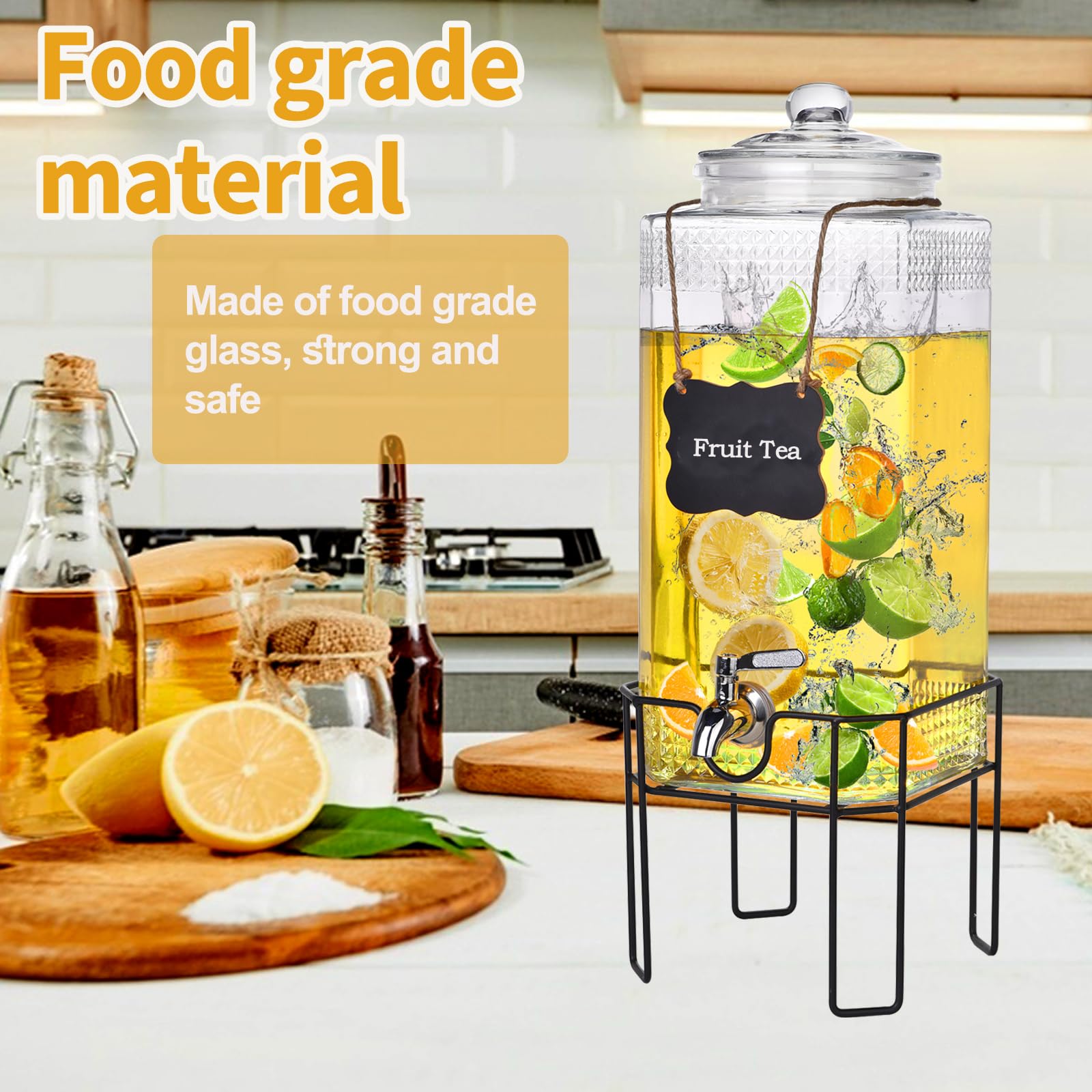 Dispensador Edycur con soporte estable para colocar en la mesa.