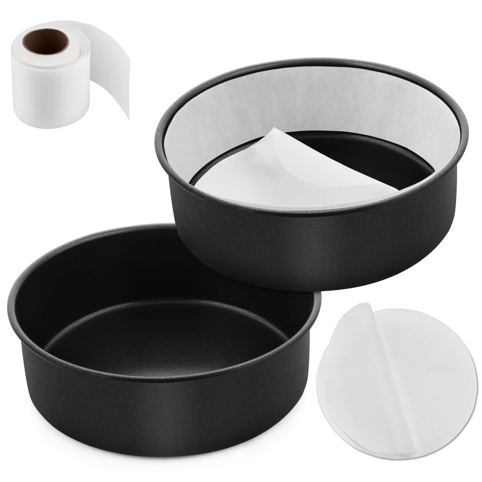 Bandejas E-far 6 pulgadas en par para pasteles dobles.