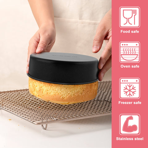Lados rectos para tortas uniformes y niveladas.