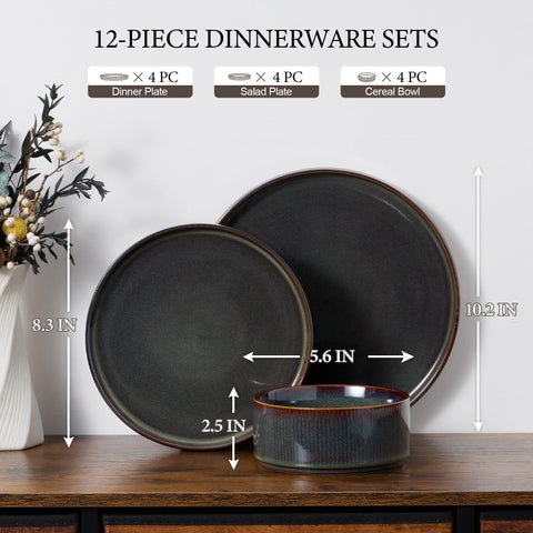 E-far plato llano de 26 cm, perfecto para platos principales