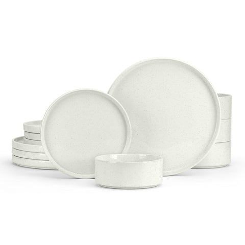 Vajilla E-far: platos 10.5 pulgadas, durabilidad para uso diario.