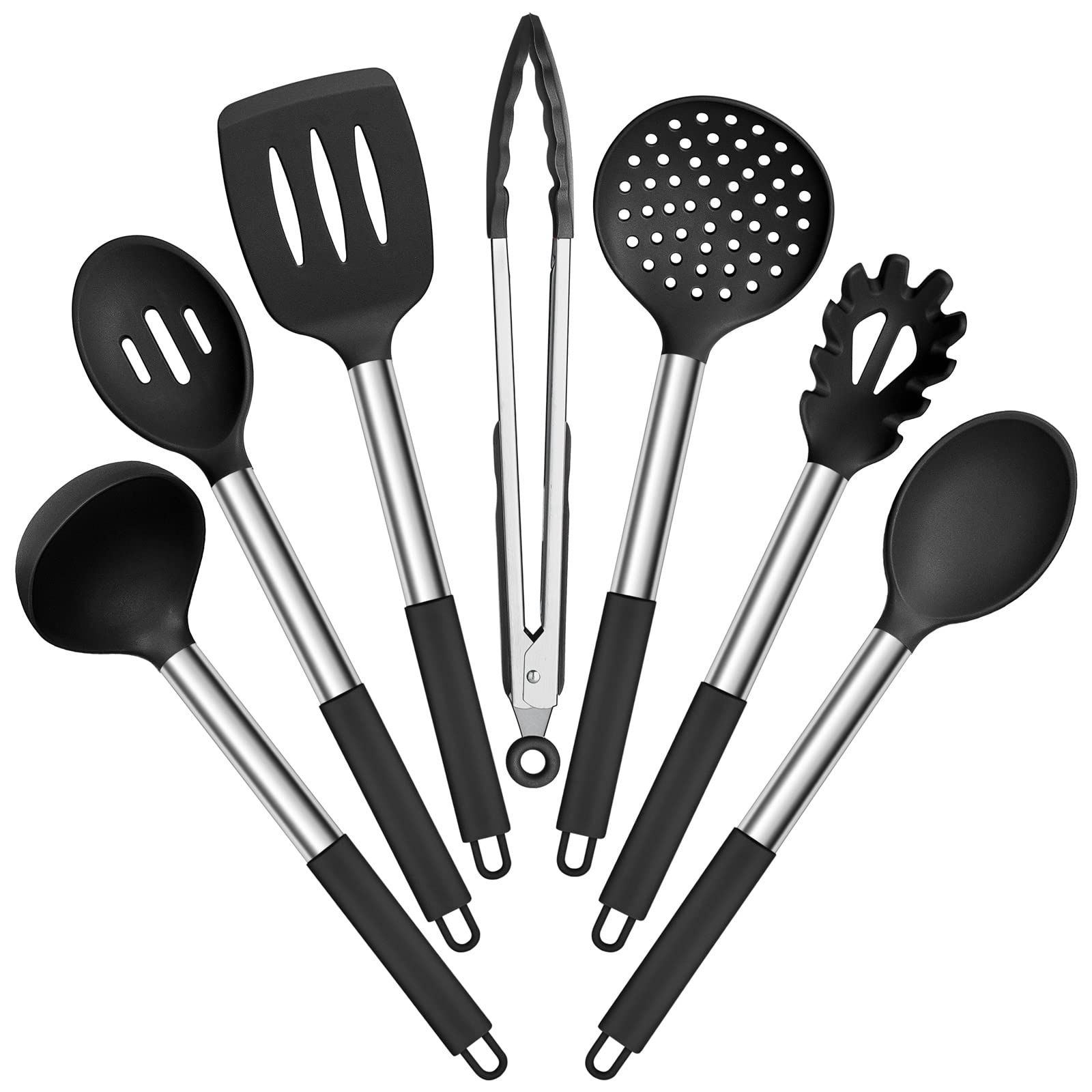 E-far Cucharón hondo: ideal para servir sopas y caldos sin salpicar