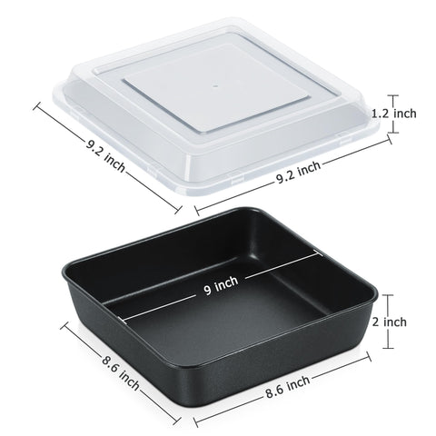 Tapa de plástico de E-far para almacenamiento seguro de horneados.