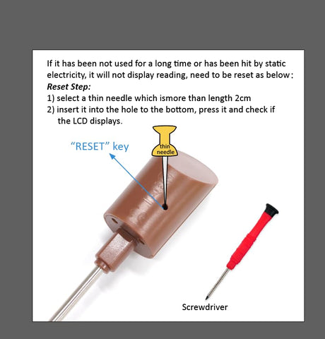 Efeng sonda de acero inoxidable precisa y duradera en cocina profesional.