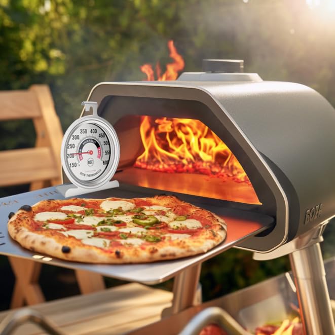 Termómetro Efeng sin baterías para uso continuo en el horno.