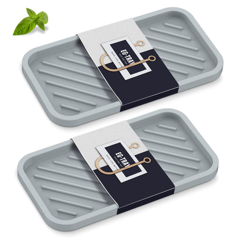 EG-SIPRO Bandeja organizadora para fregadero con borde elevado para derrames controlados.