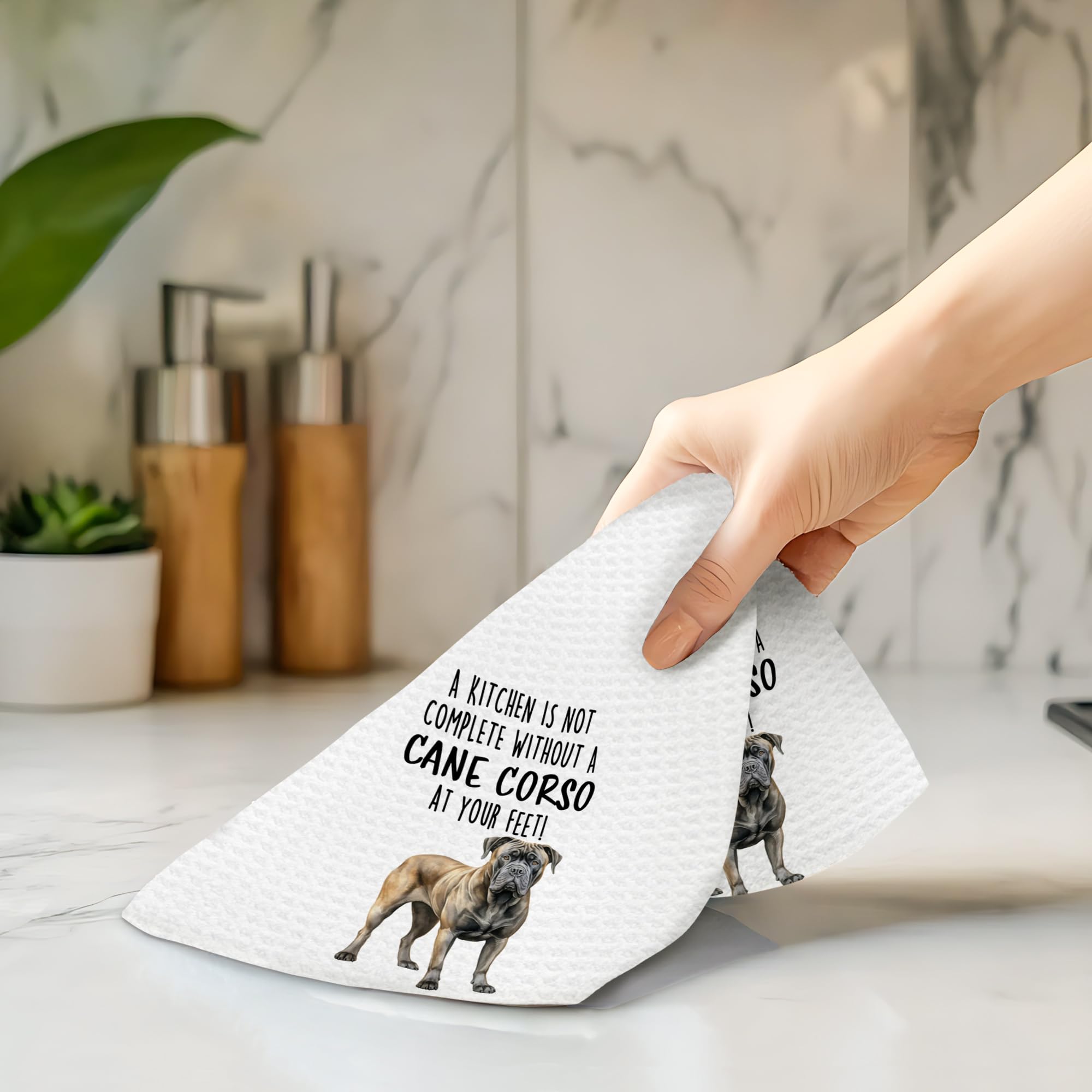 Toalla de cocina EGBTL Cane Corso aporta estilo al espacio