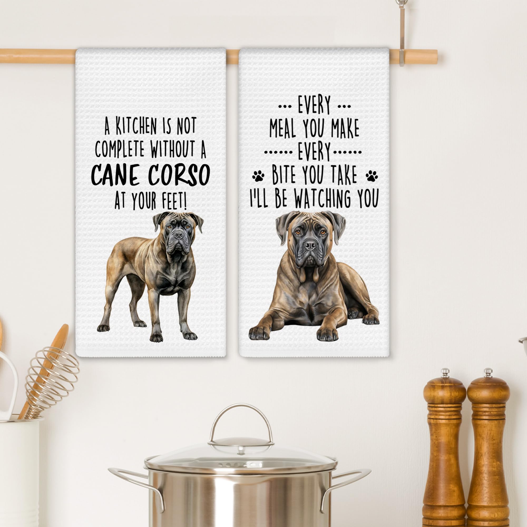 EGBTL Cane Corso toalla de cocina, secado rápido y funcional