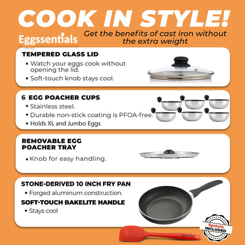 Eggssentials mango de bakelita ergonómico para manipular con comodidad