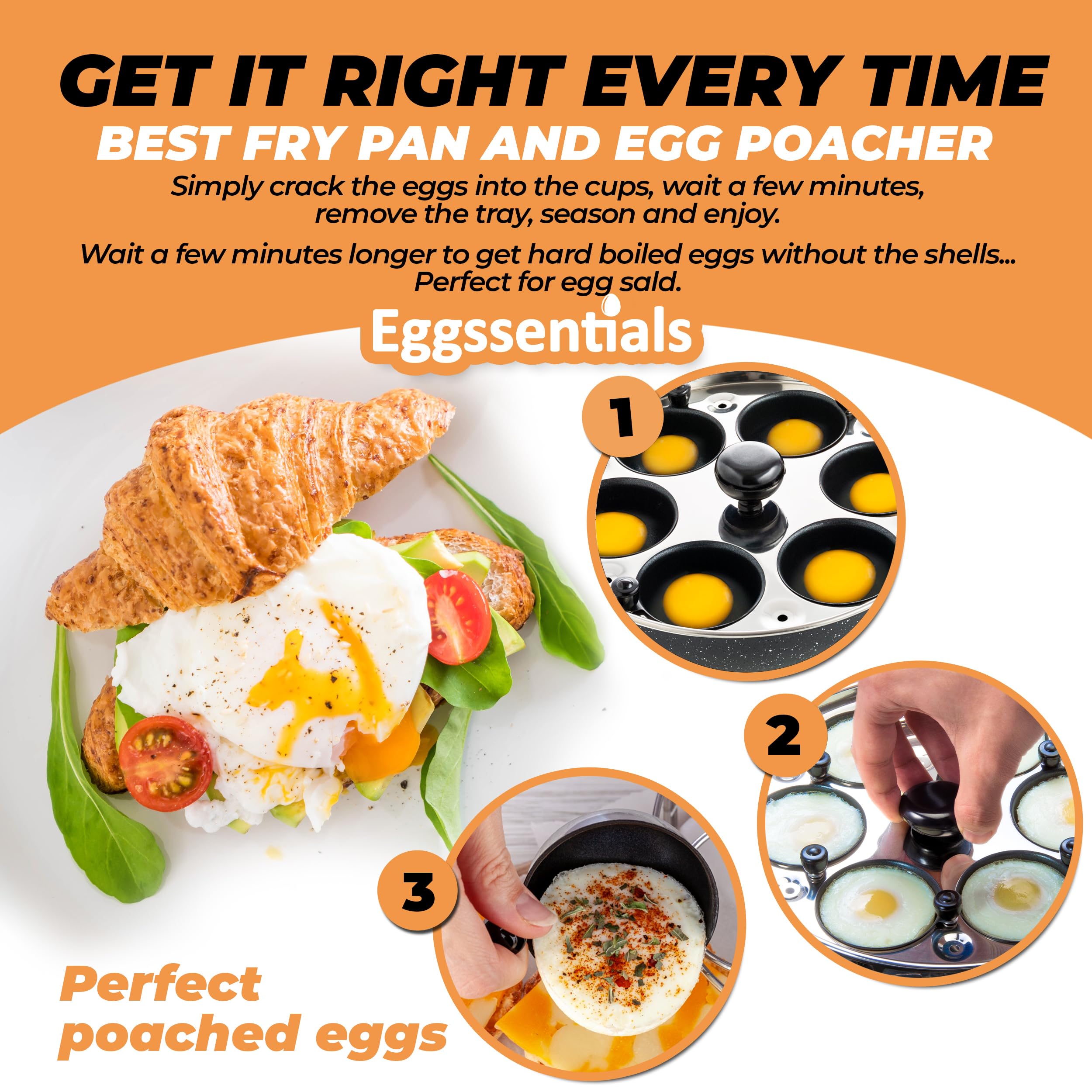 Eggssentials tapa de cristal reforzado para vigilar la cocción