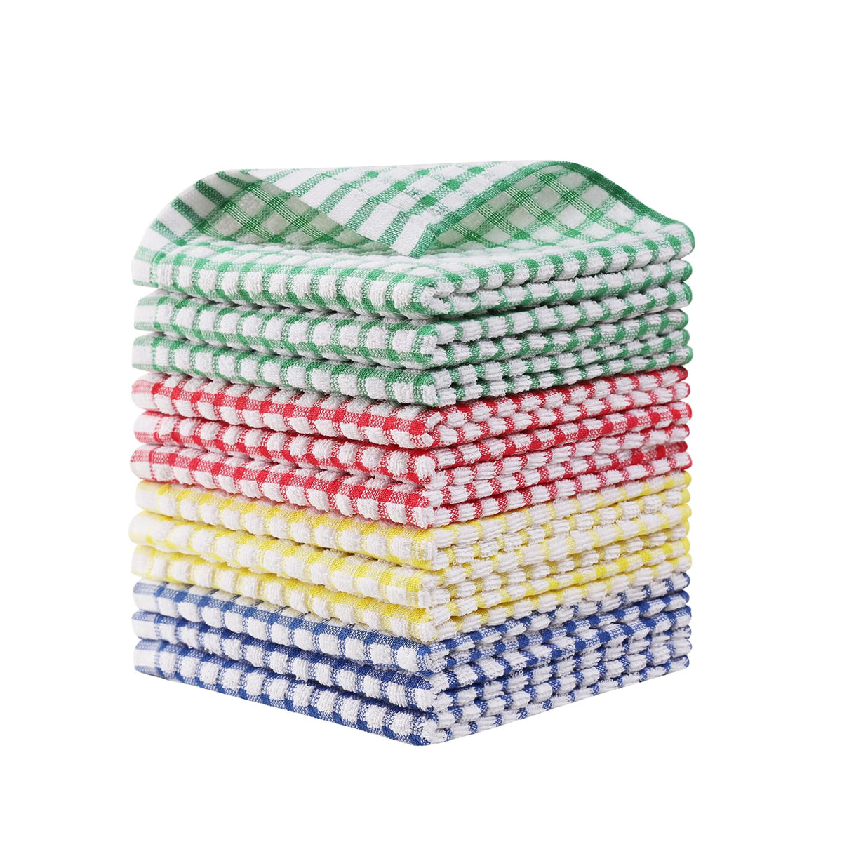 Egles paño de cocina 12x12 algodón: absorbente para secar platos