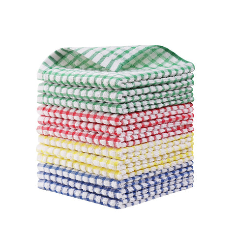 Egles paño de cocina 12x12 algodón: absorbente para secar platos
