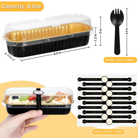 EgticHome tapas transparentes para moldes mini pan permiten ver el contenido.