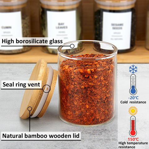 EgticHome frascos-vidrio-4oz: aptos para café, té y condimentos