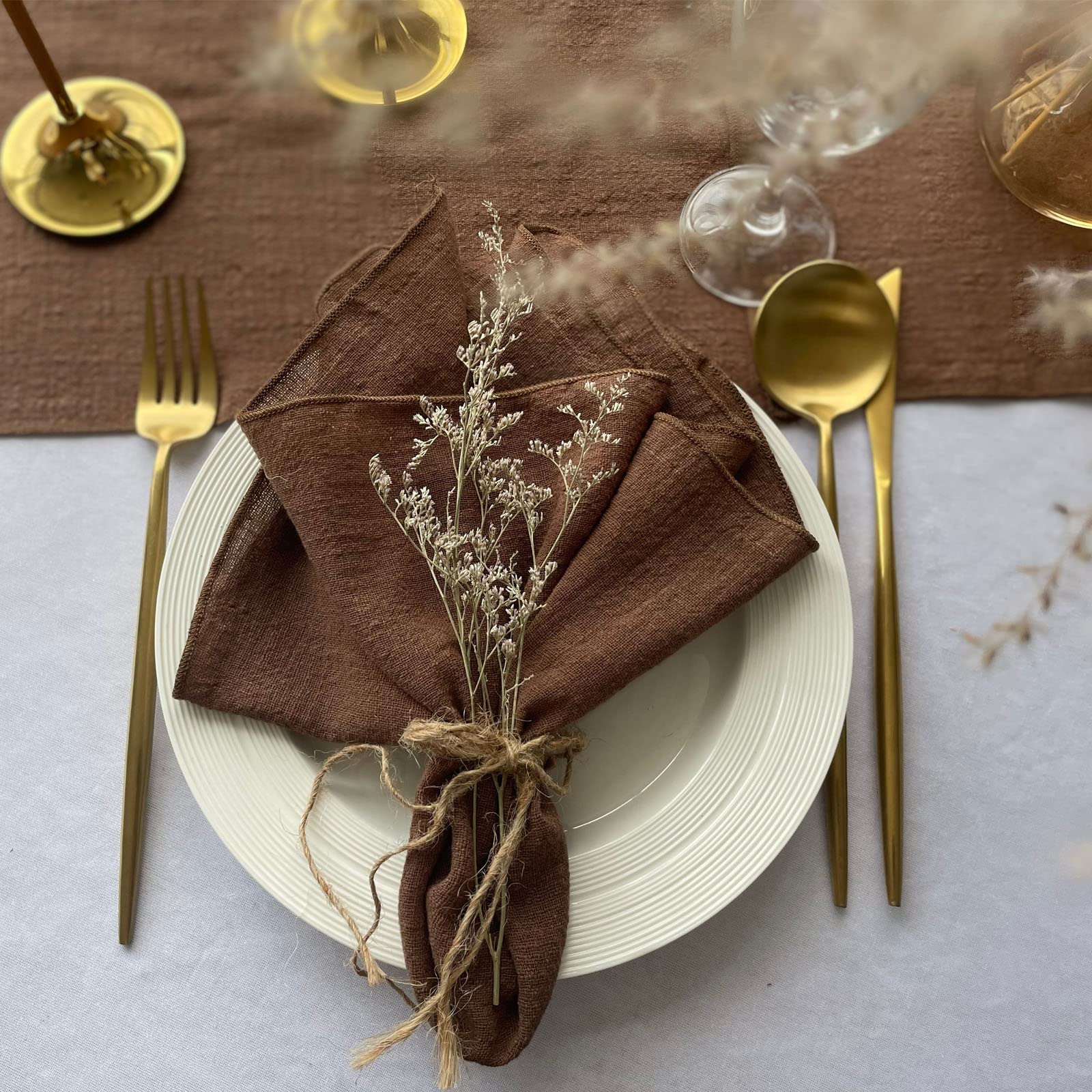 EHLDekol servilleta gasa arte acuarela, añade toque artesanal en bodas y celebraciones.