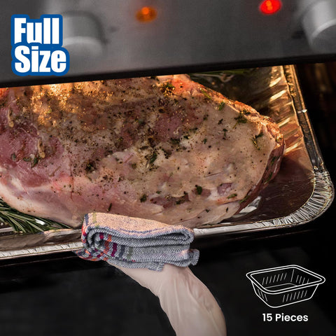 Bandeja de aluminio resistente al calor EHOMEA2Z hasta 500 °F