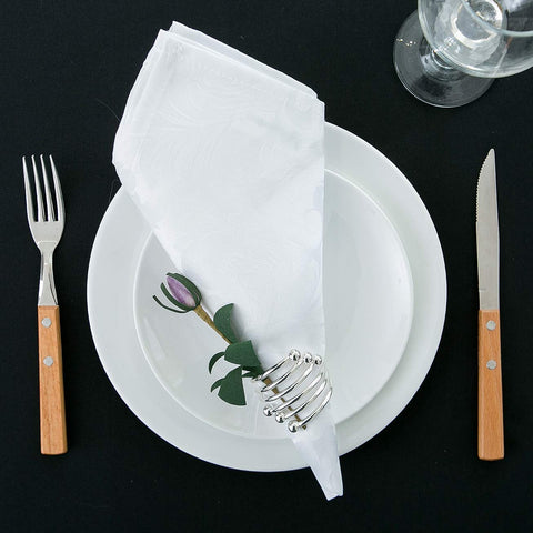 Detalle elegante EHouseHome con diseño damascado para ocasiones especiales