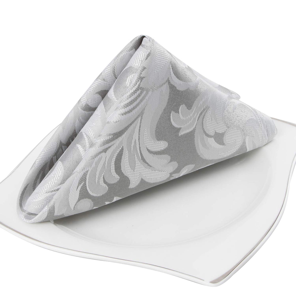 EHouseHome servilletas damasco jacquard impermeables para un toque elegante.