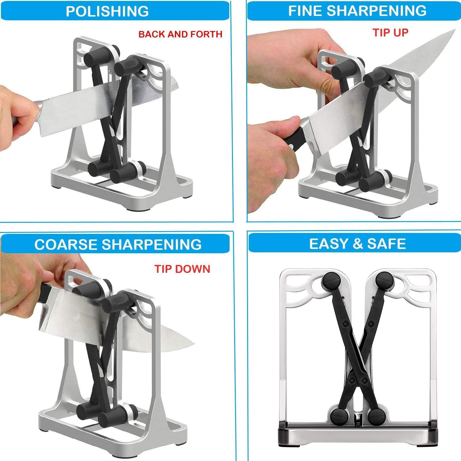 Ehoyal afilador con carburo de tungsteno para retoques rápidos y filo agudo