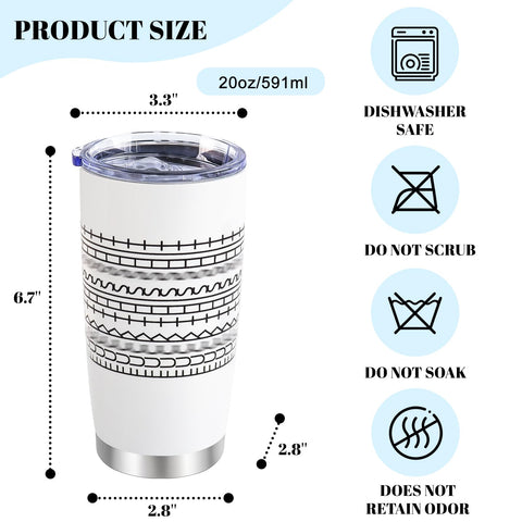 Taza EHZYP mensaje oculto con diseño geométrico, regalo perfecto para amigos.
