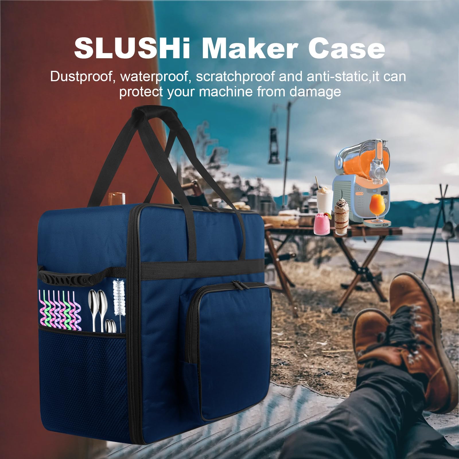 Bolsa EiiJugaloo impermeable de nylon 600D para slushie