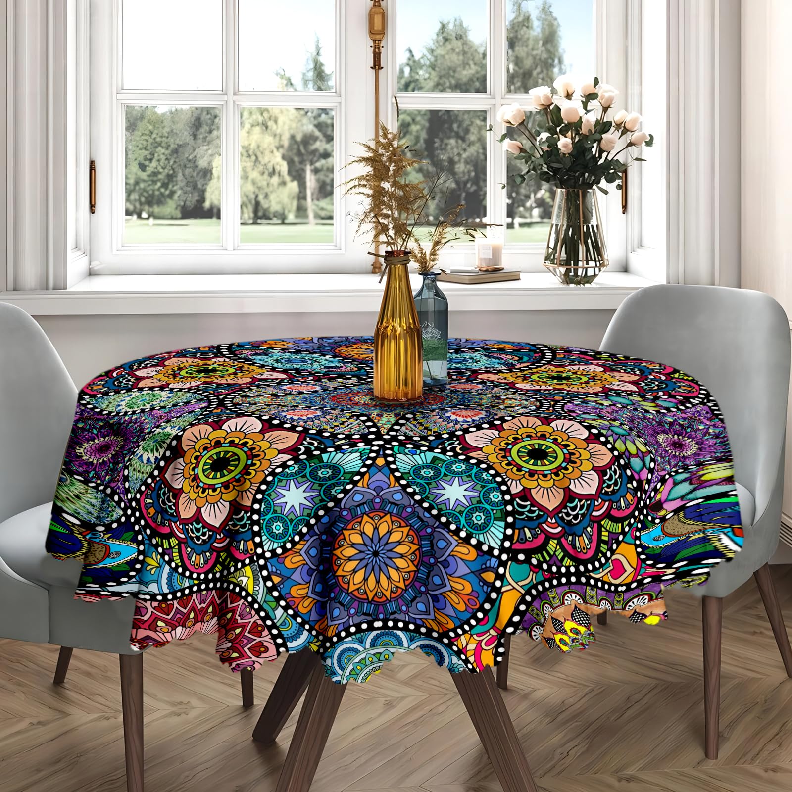 Regalo perfecto: mantel bohemio Eikione para sorprender a familiares.