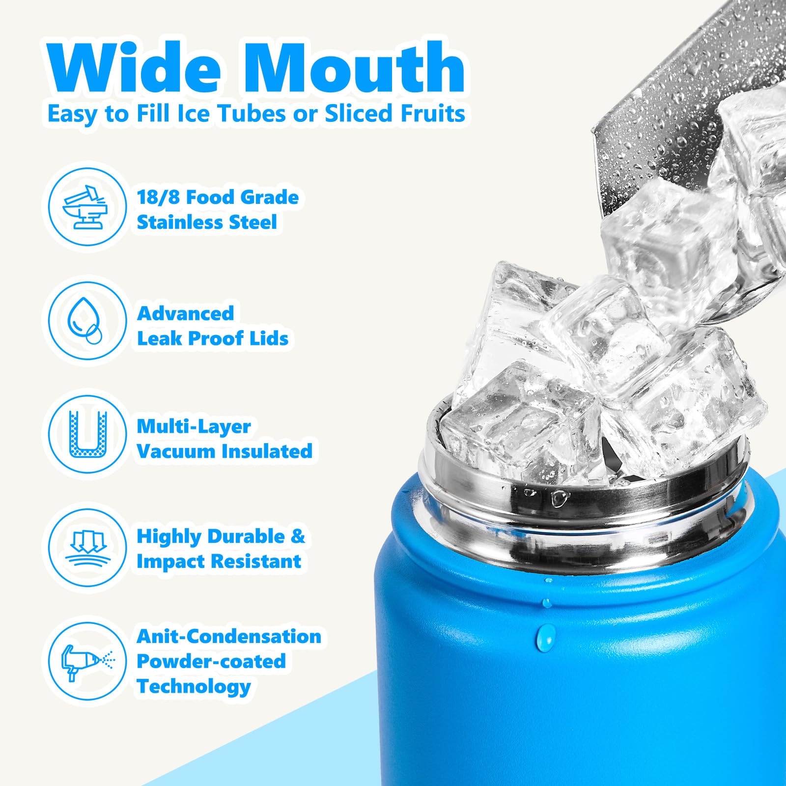 36 stickers impermeables para personalizar la botella EIPOSAU.