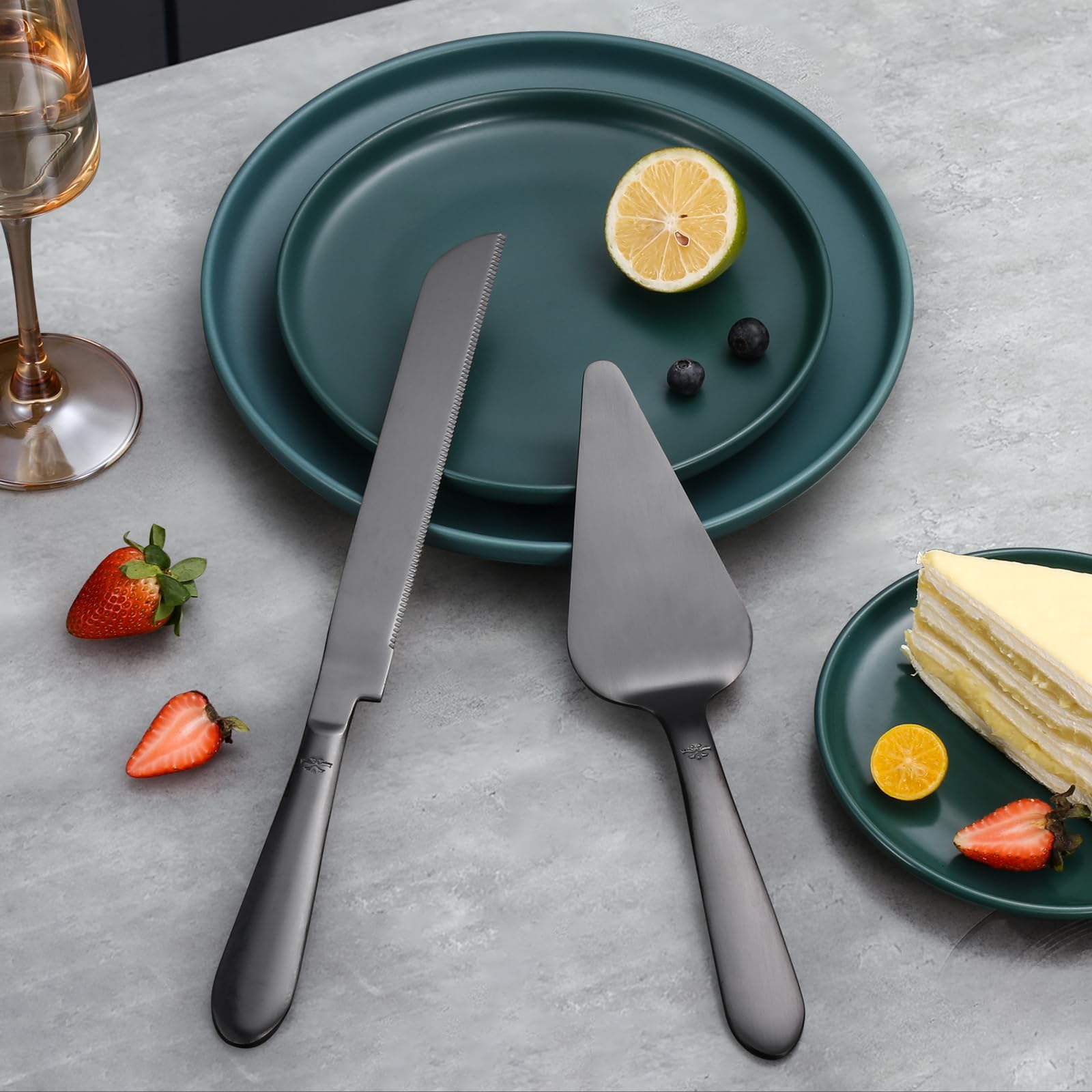 Conjunto de corte Eisinly para pasteles, diseño elegante y duradero.