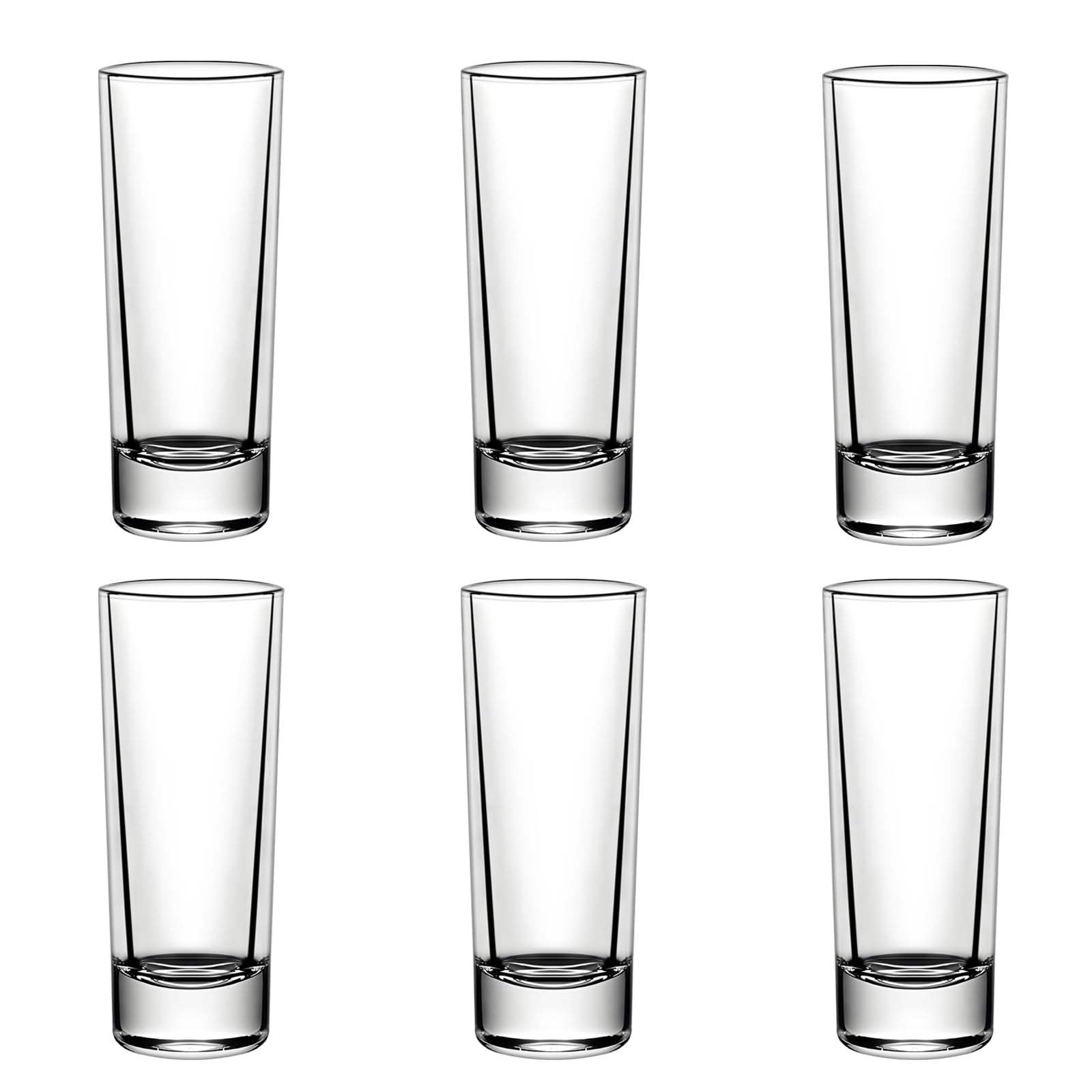Vaso chupito eispap con base pesada para mayor estabilidad.