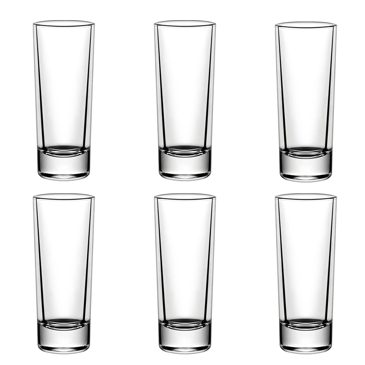 Vaso chupito eispap con base pesada para mayor estabilidad.