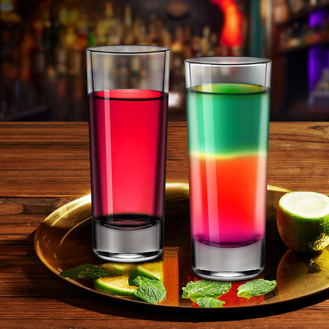 Juego de seis vasos chupito eispap para fiestas.