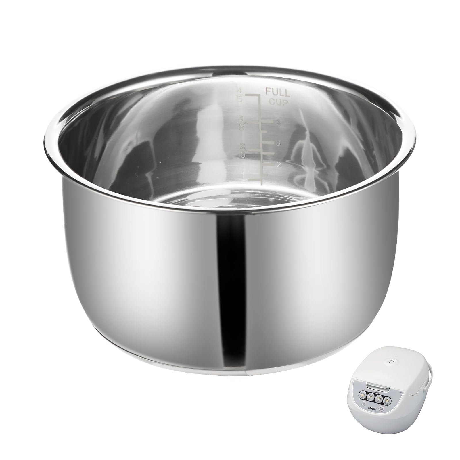 Olla interna Eiszhjk para arrocera 5.5 tazas, ajuste perfecto.