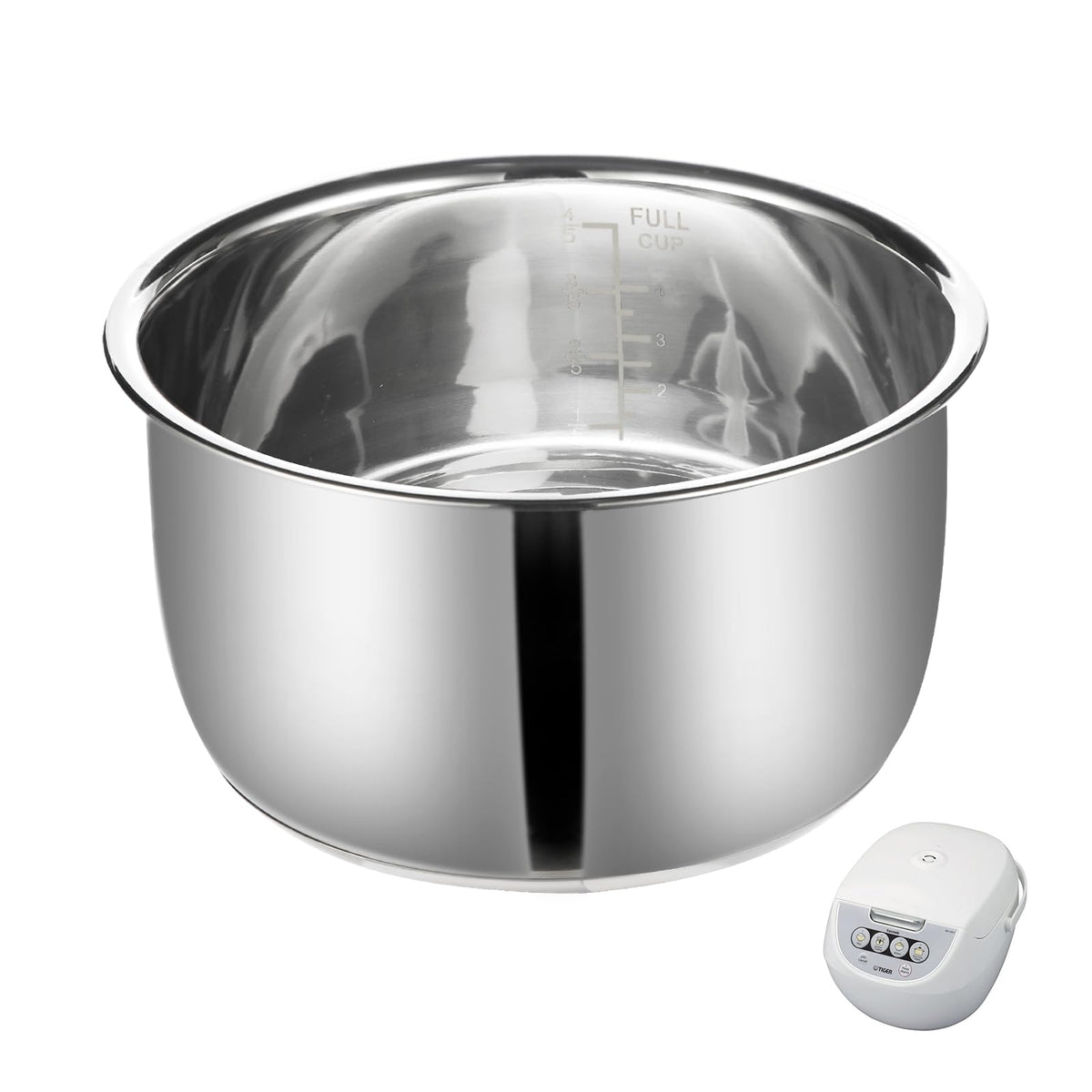 Olla interna Eiszhjk para arrocera 5.5 tazas, ajuste perfecto.