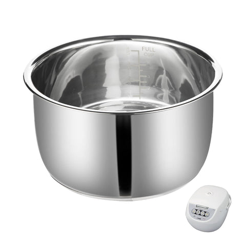 Olla interna Eiszhjk para arrocera 5.5 tazas, ajuste perfecto.