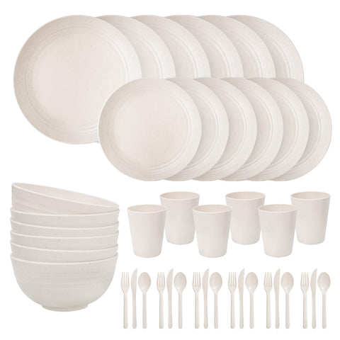 ejonirinjonir EI 42pcs, platos y tazones, ideal para reuniones